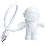 USB Night Light Powered White Astronaut Shape Portable Reading Desk Lamp DC For Computer PC Portable Source 5V LED Lighting Lamp