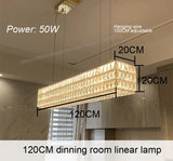 Round Crystal Chandelier Home Decoration Hanging Lamp Living Dinning Room Modern Crystal Pendant Light Kitchen Dimmable LED Lamp