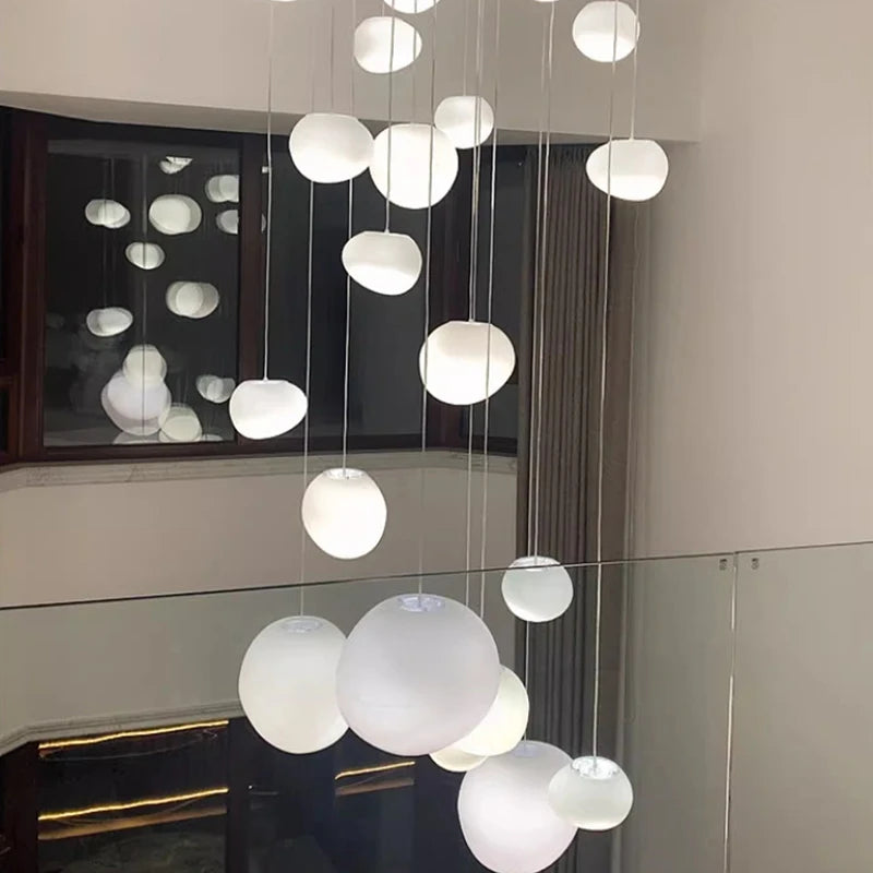 Modern Stair chandelier Pendant lights indoor lighting Ceiling lamp hanging light led Chandeliers for living room indoor lightin