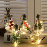 Christmas LED Bulb Decorative Light Hanging Light Home Party Wedding New Year's Decor Night Lamp Christmas Pendant Drop Omaments