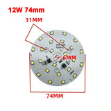 AC 220V Driver-free 2835 SMD Led Chip 3W - 18W 28mm - 120mm Lamp Light Board Bulb Round Light Source