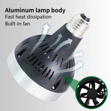 220V E27 PAR30 LED Lamp Bulb 35W 45W Ultra Bright LED Light Bulb Built-in Fan Cooling for Track Lighting Downlight Spotlight