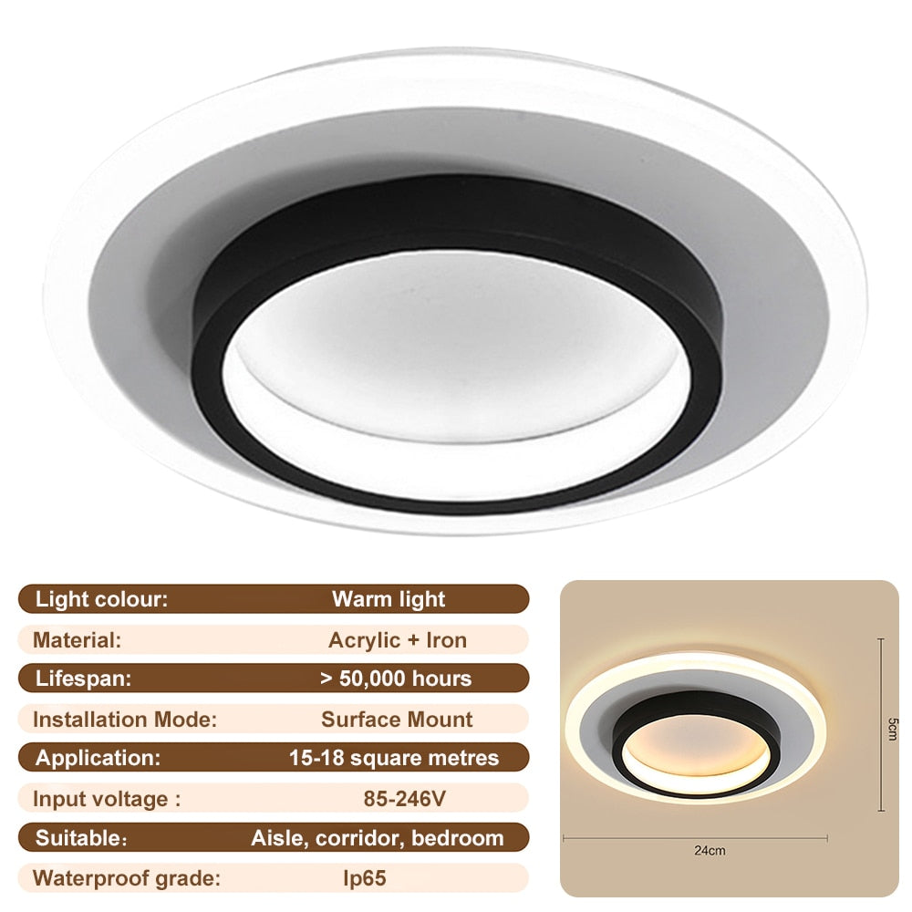 Nordic Modern LED Ceiling Lights Surface Mount Pendant Chandelier Living Room Bedroom Indoor Kitchen Dining Lighting Lamp