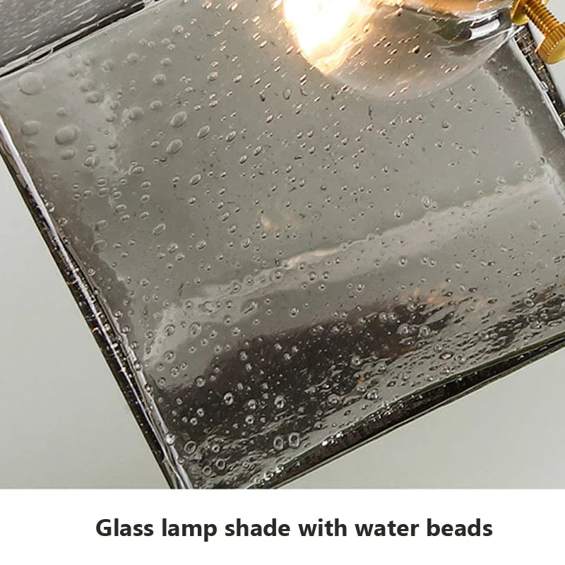 Nordic Glass Small Pendant Lights Brass Restaurant Chandelier for Living Dining Room Kitchen Bedroom Bedside Hanging Lamp