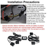 1/2/4 Split Fiber Optic Light Kit - RGBW Starry Sky Lamp with Bluetooth App & Music Sync - Distributed Ceiling Star Light for Car & Home