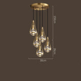 Modern Luxury Copper Crystal Pendant Lights Restaurant Bar Dining Room Bedroom Bedside LED Hanging Lamp Home Lighting Luminaire
