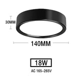 Led Downlights 220V Ceiling Spot Lamp 15W 18W 20W Down Light Surface Mounted Panel Lighting Kitchen Fixture for Room Home Decor