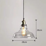 American Retro Industrial Loft Chandelier Bar Counter Restaurant Bar Pendant Lamp Creative Home Simple Glass Hanging Lights