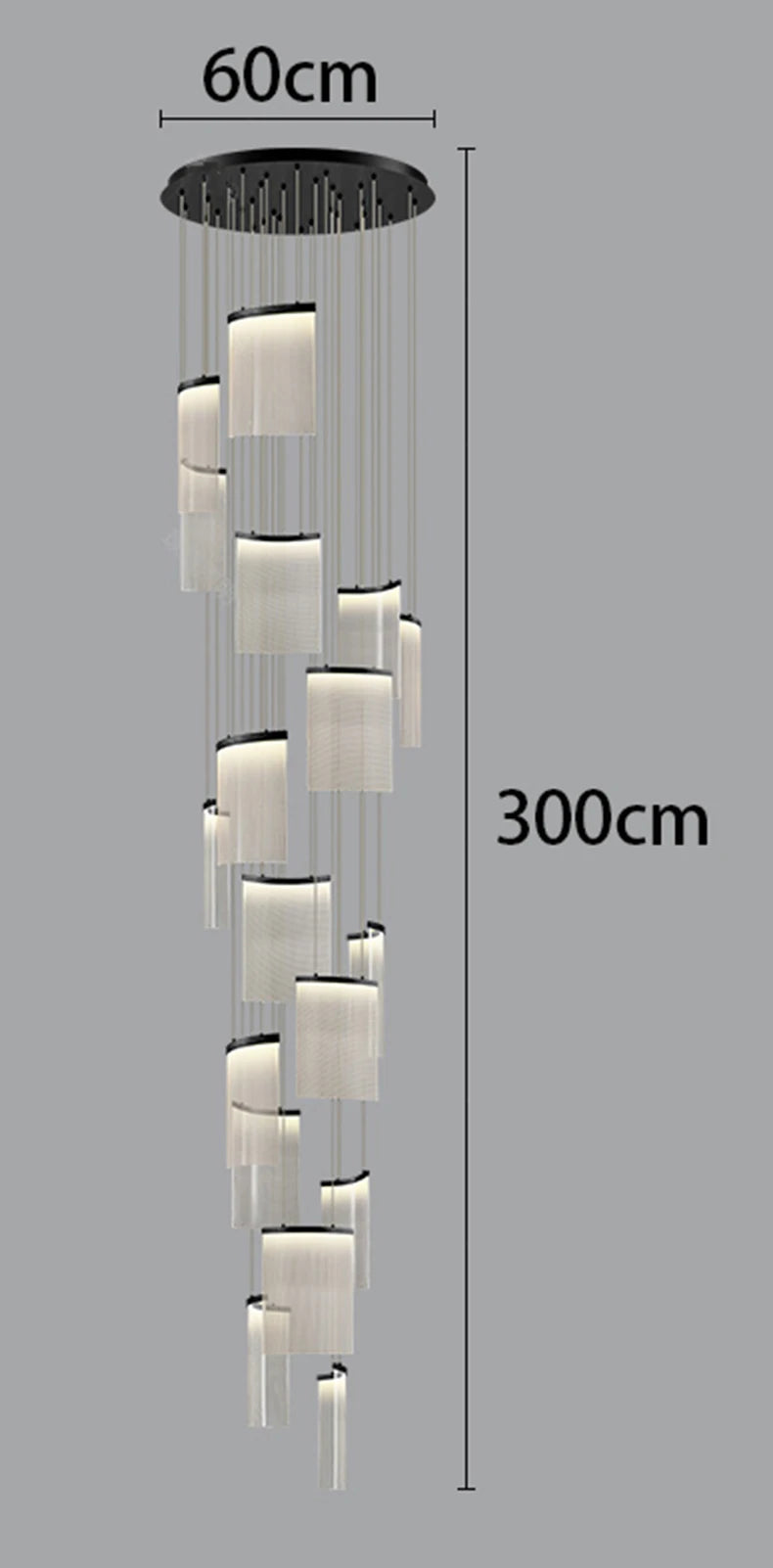 Modern Home Decor Led Chandeliers Pendant Lights Ceiling Lamps For Staircase for Living Room Loft Hanging Light Indoor Lighting