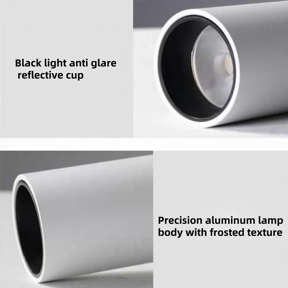 3° 8° 15° Surface Mounted LED Spot Small Angle Beam Home Lighting, Ceiling Mounted Ambient Backlight