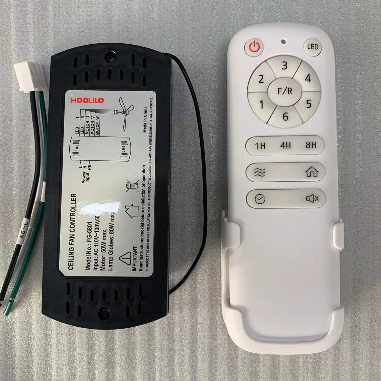 Wooden Blade DC 85V - 260V Motor Decorative Ceiling Fan Ventilator Light Remote Control Free Shipping