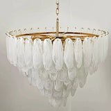 Luxury Modern Glass Chandelier Light - Decorative Ceiling Pendant Lamp Fixture for Living Room, Bedroom, Dining Room & Restaurant