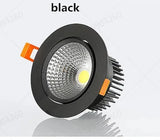 Dimmable Living room bedroom dining room spot light Led Downlight Light Ceiling Spot 3w 5w 7w 9w 12w 15w 18w AC85-230V Recessed