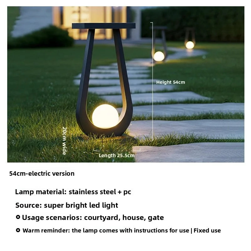 New Outdoor Solar Lawn Lights - Waterproof Ground Landscape Pathway Lamps