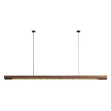 Nordic Solid Wooden Pendant Lighting LED Lamps for Dining Living Room Kitchen Office Shop Long Hanging Indoor Lighting Fixtures