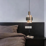Modern Minimalist Glass Pendant Lamp E27Creativity Cylindrical Pendant Lights Decor Bedroom Diningroom Livingroom Pendant Lights