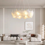 Modern Luxury Lustre Led Glass Chandelier Living Dining Room Circle Pendant Lights Indoor Decoration Home Hanging Lamps Luminair