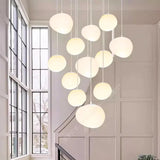 Modern home decor led lights pendant light lamps forstaircase Chandeliers for living room hanging light indoor lighting