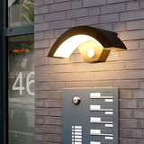 Motion Sensor Led Wall Lamp Outdoor Waterproof Front Door Lighting Garden Decor Porch Wall Light Garage Exterior Sconce Outside