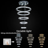 Crystal Chandelier Modern Large Crystal Pendant Lights Fixture For Living Room Bedroom Ceiling Lamp Lustres Luminaire Plafonnier