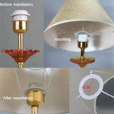 Table Lamp Lampshade Accessories E27 Linen Bedside Lamp Wall Lamp Floor Lamp Shade Cloth Lower Diameter 30Cm