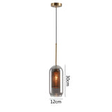 Glass Hanging Lamp Nordic Pendant Lights Dining Kitchen Lighting Fixtures  Bedroom Bedside Pendant Lamp Luminaire