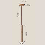 Slim Led Pendant Lamp Cave Stone Suspension Ceiling Light Hanging for Bedroom Bedside Dining Room Kitchen Island