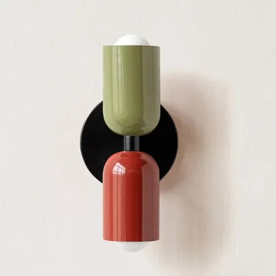 Middle ancient cream colored wall lamp Modern living room Bedside lamp Creative background wall Study corridor wall lamp