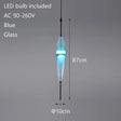 Wonder Glass Night Flow Bespoke Glass pendant light teardrop-shaped Blue pendant light art deco Italian Replica designer Lamp