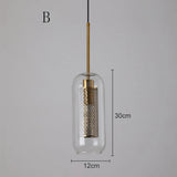 Loft Modern Pendant Light Glass Ball Hanging Lamp Kitchen Light Fixture Dining Hanglamp Living Room Luminaire