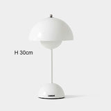 E2 New Mushroom Flower Bud Rechargeable LED Table Lamps Desk Light For Bedroom Dining Touch Night Light Simple Modern Decoration