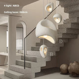 Japanese Wabi Sabi Style Resin Pendant Light Designer Style Homestay Hotel High-end Living Room Restaurant Pendant Light