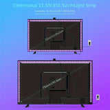 RGBIC TV Backlight Strip with AR Color Gamut Sensor - App Controlled Smart LED Light (16.4FT for 65–85" TVs)