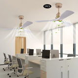 48 inch Indoor Ceiling Fan with LED Light, Ceiling Fan with Light and Remote, Modern Ceiling Fan for Bedroom Living Room