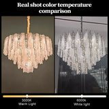 Luxury Large Crystal Chandelier High Ceiling Vila Living Room Rose Gold Crystal Pendant Lights Chandeliers Vintage Lighting Lamp