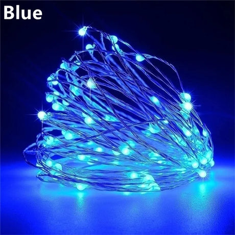 5M LED String Lights Waterproof Led Copper Wire Fairy Lights Battery Operated DIY Wedding Party Christmas Decoration Garland
