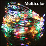 USB LED String Lights Copper Silver Wire - 10M 20M 30M Waterproof Fairy Lights