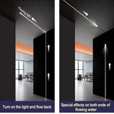 10M 20M COB Running Water Flowing LED Strip 24V Horse Racing Light Dimmable Flexible Linear Lamp RF Wall Panel Remote Control