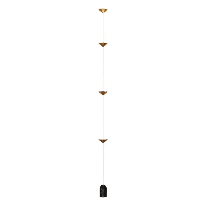Luxury Gold Time Hourglass Floor Lamp & Pendant Light - Minimalist Neutral LED Ambient Light Fixture for Living Room Sofa & Bedside