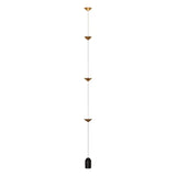 Luxury Gold Time Hourglass Floor Lamp & Pendant Light - Minimalist Neutral LED Ambient Light Fixture for Living Room Sofa & Bedside