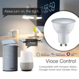 Tuya WiFi Smart LED GU10 Light Bulbs RGBW C+W 5W Dimmable Lamp Bulbs Smart Home Via Alexa Google Home Yandex Alice Smart Life