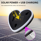 Universal Solar Heart-Shaped RGB LED Car Atmosphere Light - Dynamic Gradient Interior Ambient Decoration Lamp & Vehicle Accessory