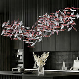 Hanging Ceiling Chandeliers Living Room Restaurant Chandeliers Lighting Kitchen Island Glass Pendant Light Dining Table Fixtures