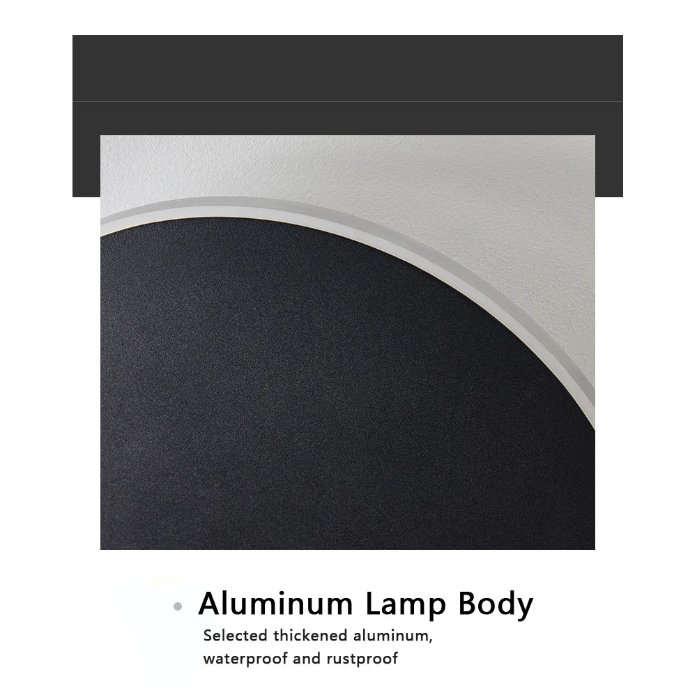 Led Step Light Recessed Wall Lamp Round Stair Lighting Waterproof Indoor &amp; Outdoor Luminaire for Bathroom Yard Balcony Deck