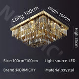Crystal Lamp Nordic Minimalist Living Room Main Light Modern Elegant Ceiling Light Creative Home Restaurant Led Lights