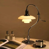 Denmark  Designer Table Lamp Vintage Glass Desk Light for Bedroom Bedside