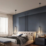 Modern LED Black White Circle Pendant Light Lighting for Bedside Bedroom Living Dining Room Study Hanging Lamp Indoor Decoration