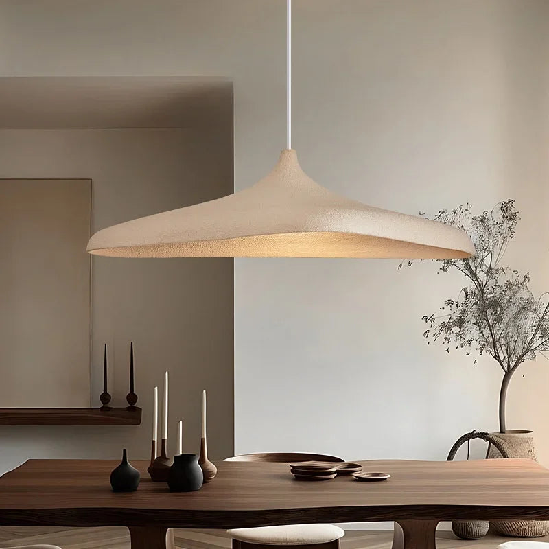 Nordic Luminarias Hanging Lamp Japanese Wabi Sabi Led Pendant Light Luxury Dining Room Ceiling Chandelier Bar Parlor Home Decor