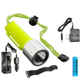 ZK20 Q5 LED Diving Lantern | 18650 Battery Powered Underwater Scuba Torch