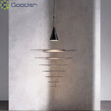 Denmark Louis Poulsen Enigma Pendant Lights Acrylic Slice Ripple Art Creative Lamps for Living Room Home Decoration Chandeliers